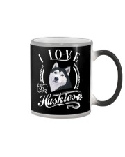 I love my huskies Color Changing Mug thumbnail