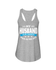 My husband is my favorite Ladies Flowy Tank thumbnail