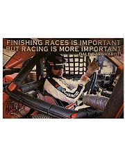 Racing Finishing Races Is Important 36x24 Poster front