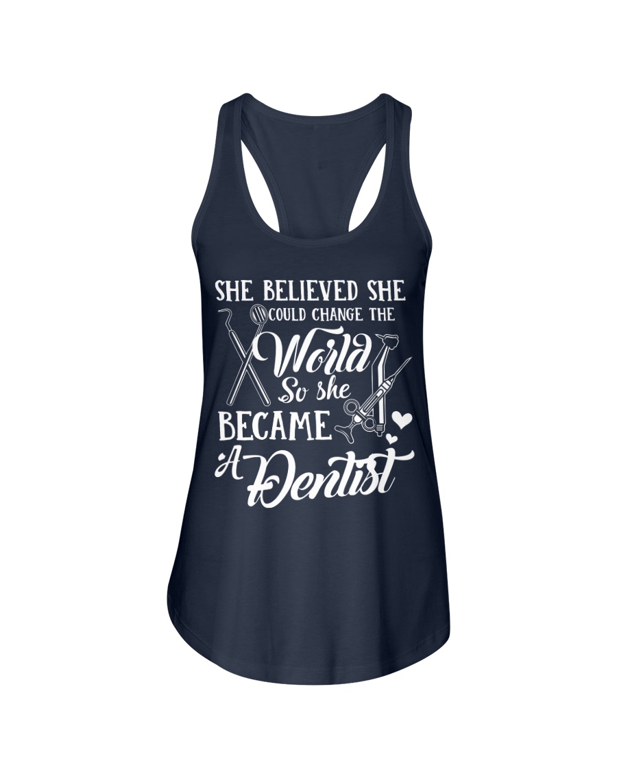 Dentist Ladies Flowy Tank
