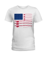 Fishing flag Ladies T-Shirt front