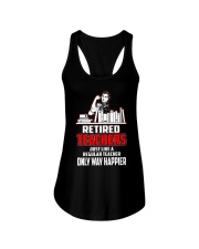 Retired Teacher Ladies Flowy Tank thumbnail