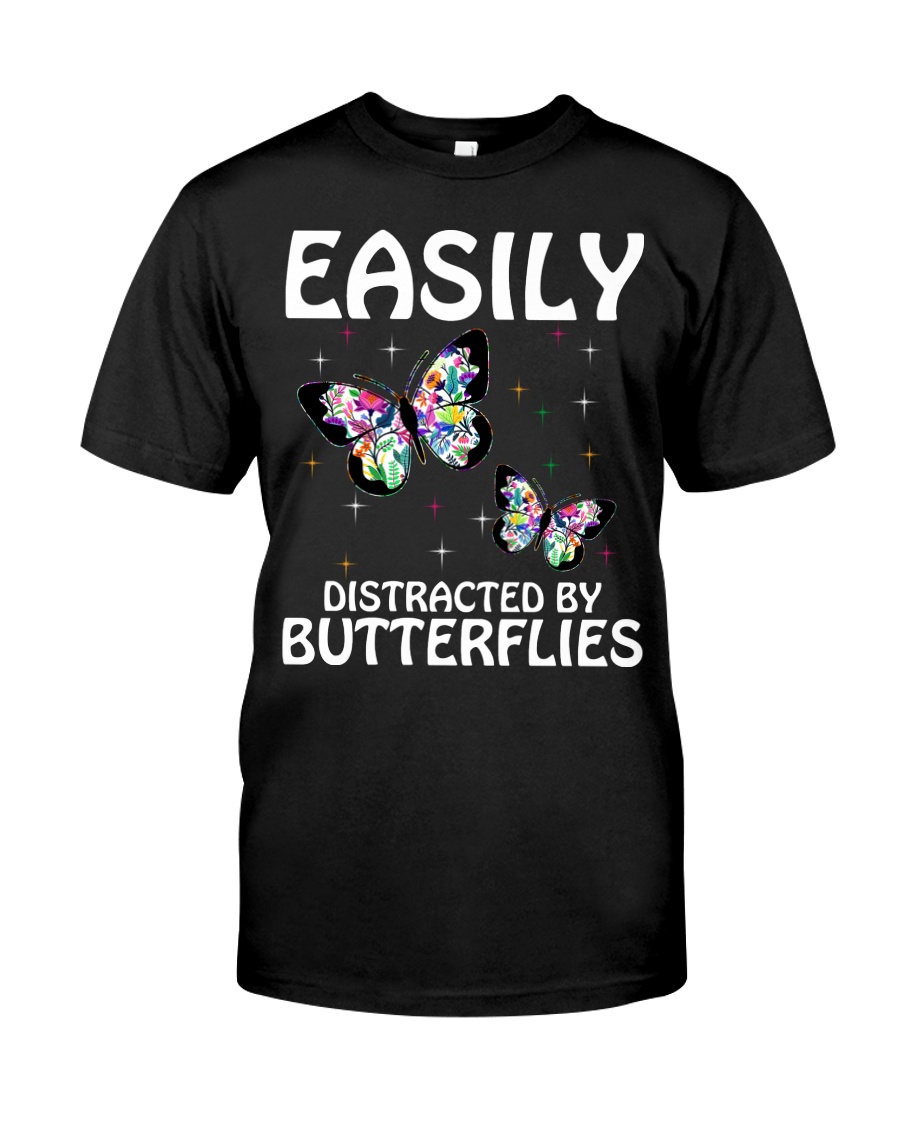 Easily distracted by butterflies Classic T-Shirt
