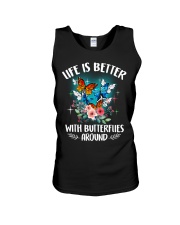 Life is better with butterflies around Unisex Tank thumbnail