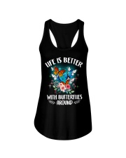 Life is better with butterflies around Ladies Flowy Tank thumbnail