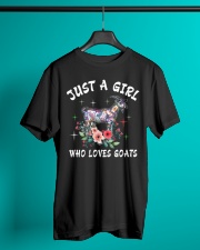 Just a girl who loves goats Classic T-Shirt lifestyle-mens-crewneck-front-3