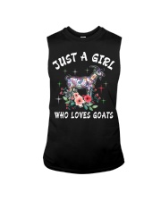 Just a girl who loves goats Sleeveless Tee thumbnail