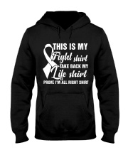 Lung Cancer Awareness Hooded Sweatshirt thumbnail