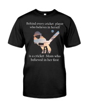 Cricket Mom Classic T-Shirt front