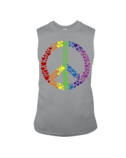 Peace Sign Rainbow Hearts Sleeveless Tee thumbnail