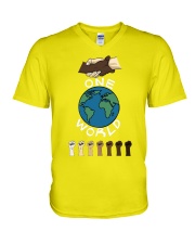 BLACK LIVES MATTER V-Neck T-Shirt tile