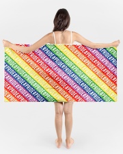 Love Is Love Beach Towel aos-tc-beach-towels-lifestyle-front-01