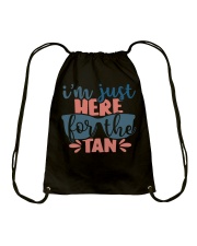 I'm Just Here For The Tan Drawstring Bag tile
