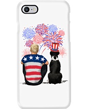 Black Boxer Blonde Hair Man 4th July Phone Case tile