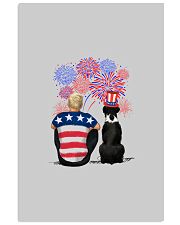 Black Boxer Blonde Hair Man 4th July Vertical Poster tile