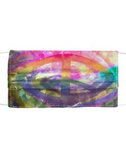 Peace and Love Cloth face mask front