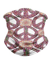 Peace and Love Neck Gaiter front