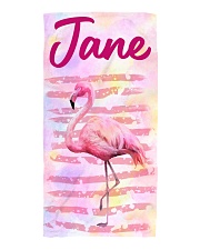 Flamingo Beach Towel front