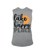 The Lake Is My Happy Place Sleeveless Tee tile