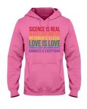 Science Is Real Black Lives Matter Hooded Sweatshirt tile