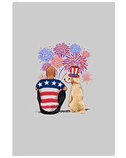 Poodle Bald Hair Man 4th July Vertical Poster tile