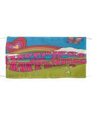 Peace and Love Cloth face mask front