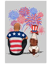 American Bulldog 4th of July Vertical Poster tile