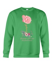 Rose Breast Cancer Awareness Crewneck Sweatshirt thumbnail