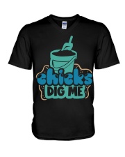 Chicks Dig Me V-Neck T-Shirt tile