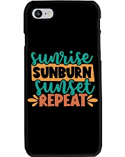 Sunrise Sunburn Sunset Repeat Phone Case tile