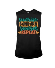 Sunrise Sunburn Sunset Repeat Sleeveless Tee tile