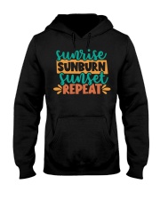 Sunrise Sunburn Sunset Repeat Hooded Sweatshirt tile