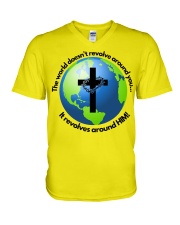 It Revolves around HIM V-Neck T-Shirt tile