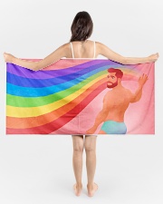 Love Is Love Beach Towel aos-tc-beach-towels-lifestyle-front-01