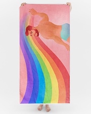 Love Is Love Beach Towel aos-tc-beach-towels-lifestyle-front-04