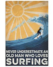 Surfing An Old Man 16x24 Poster front