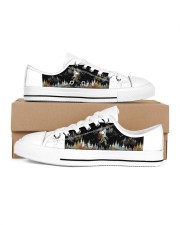 Camping Into The Forest Women's Low Top White Shoes tile