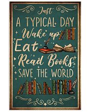 Book A Typical Day 16x24 Poster front