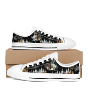 Camping Into The Forest Women's Low Top White Shoes thumbnail