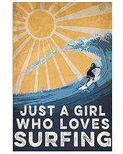 Surfing Just A Girl 16x24 Poster front