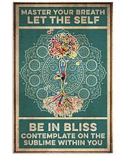 Yoga Master Your Breath 16x24 Poster front