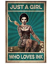 Tattoo Just A Girl Who Loves Ink 16x24 Poster front