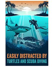 Ocean Turtles And Scuba Diving 16x24 Poster front
