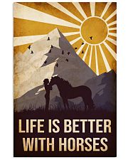 Horse Life Is Betetr 16x24 Poster front