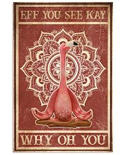 Yoga Eff You See Kay 16x24 Poster front