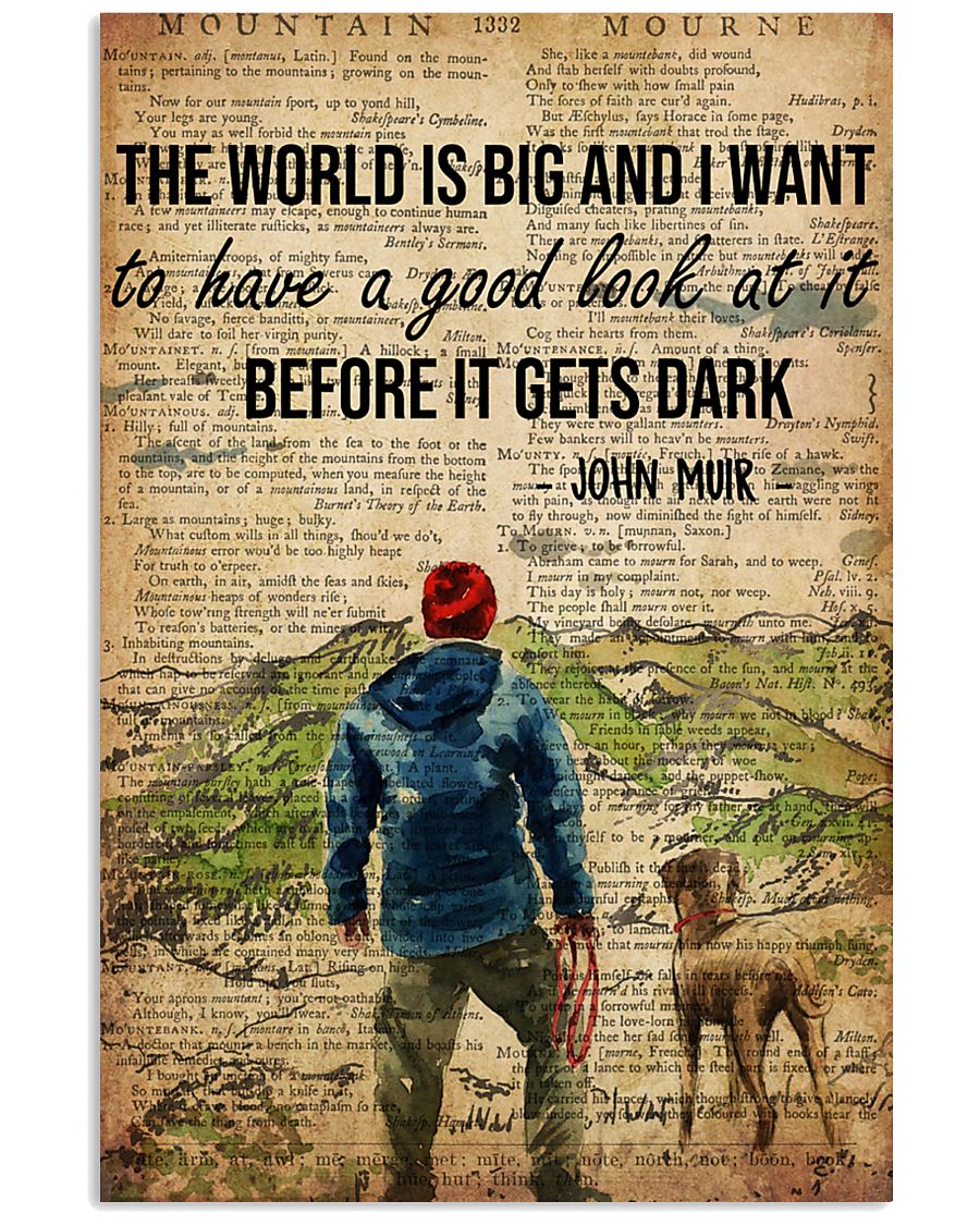 Camping The World Is Big 16x24 Poster