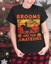 Brooms are for amateurs Classic T-Shirt custom-t-shirts-classic-lifestyle-front-329