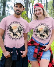 Assuming I'm Just An Old Lady Was Your First Mistake Horse Classic T-Shirt custom-t-shirts-classic-lifestyle-front-380