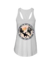 Assuming I'm Just An Old Lady Was Your First Mistake Horse Ladies Flowy Tank tile