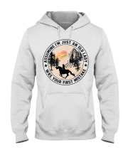 Assuming I'm Just An Old Lady Was Your First Mistake Horse Hooded Sweatshirt tile